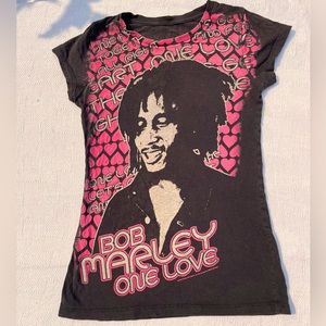 Bob Marley Womens Short Sleeve T-Shirt